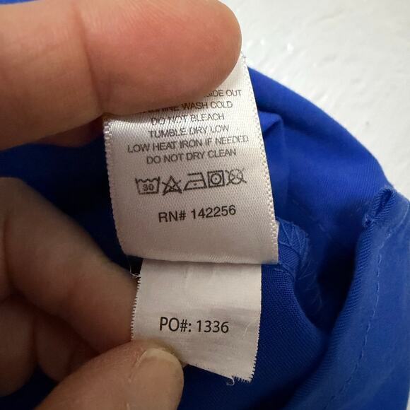 Figs blue scrub top sz XS nurse medical have some wear - Picture 7 of 12